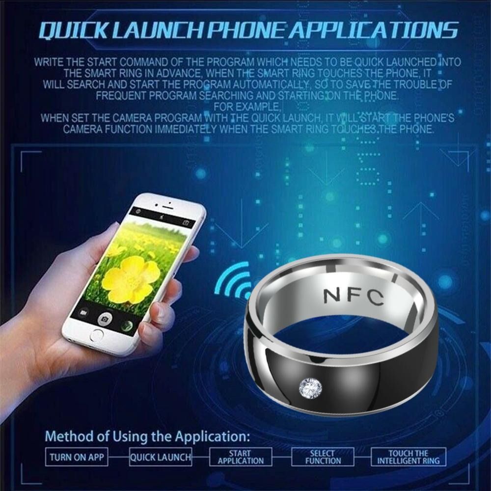 Smart Ring Nfc Pay - NOWA Technologia Telefon z Androidem Sprzęt