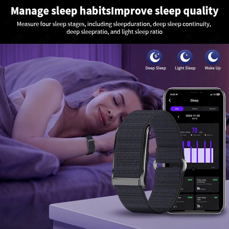 LIGE inteligentny zegarek tętn – Fall Detection Watch recenzja i cena