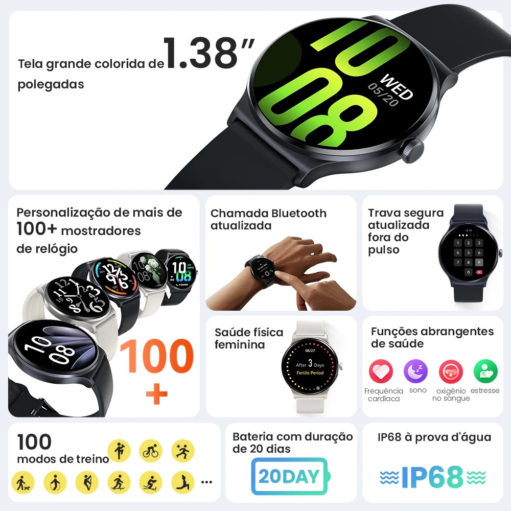 HAYLOU Solar Lite Smartwatch z – Fall Detection Watch recenzja i cena