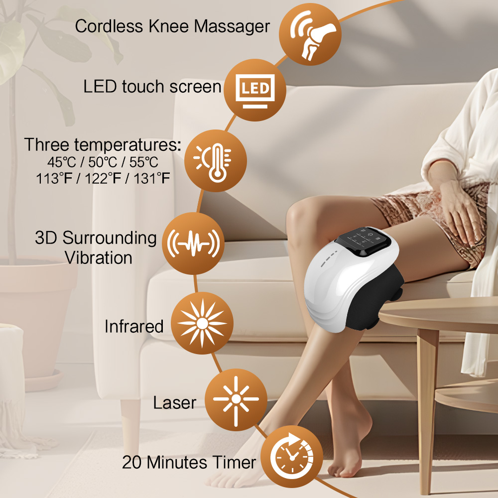 Masażer kolana z funkcją podgr – Smart Knee Wrap recenzja i cena